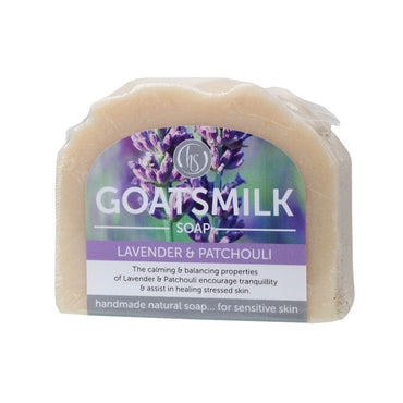 Harmony Soapworks Goatâ€™s Milk Soap - Lavender and Patchouli 140g